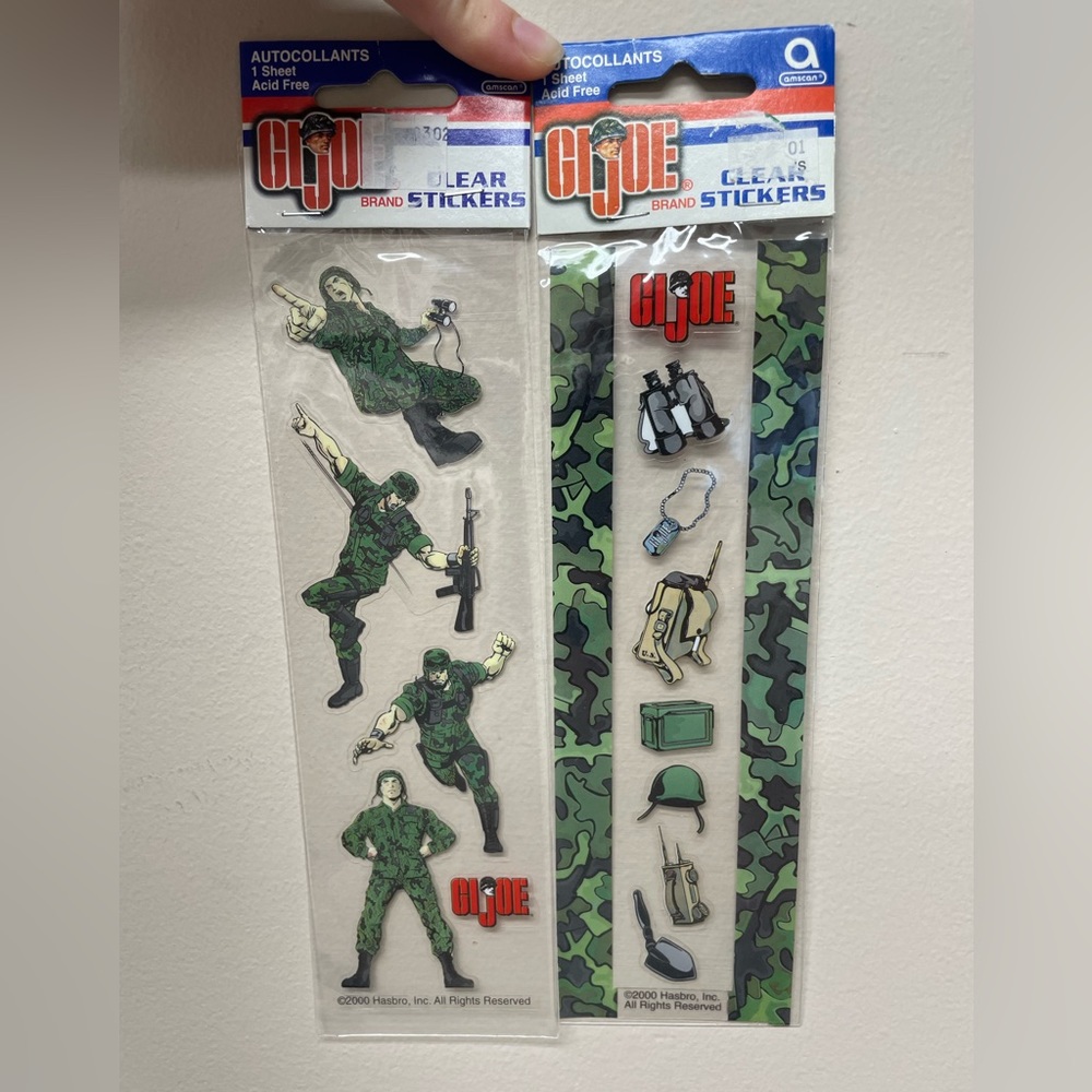 GI JOE Stickers